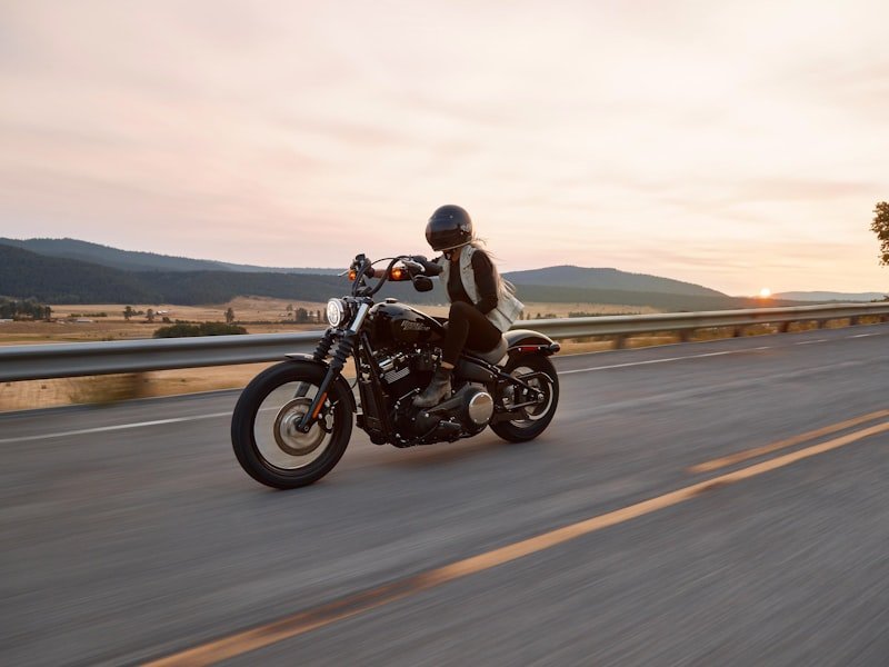 Motorcycle on rural Ottawa Valley road — motorcycle accident claims
